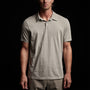 Sueded Jersey Polo in Silt Pigment | James Perse Los Angeles 