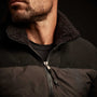 Mixed Media Down Jacket - Black | James Perse Los Angeles