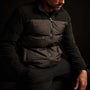 Mixed Media Down Jacket - Black | James Perse Los Angeles