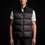 Mixed Media Down Vest in Black | James Perse Los Angeles 