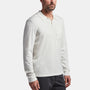 Cotton Cashmere Polo In Vintage White | James Perse Los Angeles