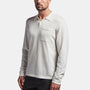 Cotton Cashmere Polo In Vintage White | James Perse Los Angeles