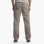 Slim Stretch Poplin Drawstring Pant in Flax Pigment | James Perse Los Angeles