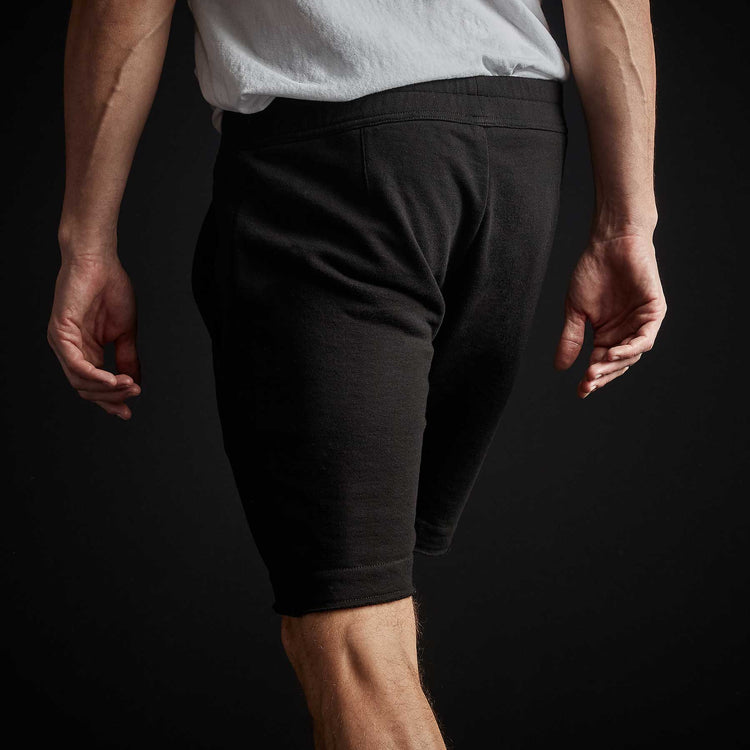 Vintage Cotton Fleece Short - Black | James Perse Los Angeles
