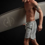 Y/OSEMITE Curved Hem Board Short - Smoke/Koala | James Perse Los Angeles