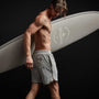 Y/OSEMITE Curved Hem Board Short - Smoke/Koala | James Perse Los Angeles