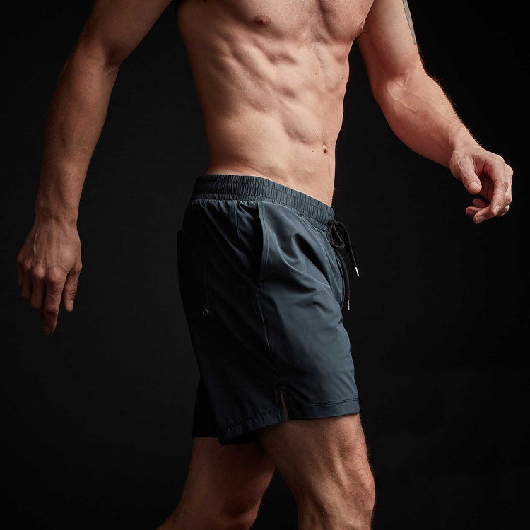 Split Hem Board Short in Laurel | James Perse Los Angeles