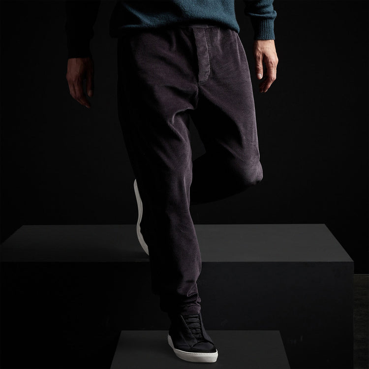 Relaxed Fit Cord Chino in French Navy Pigment | James Perse Los Angeles