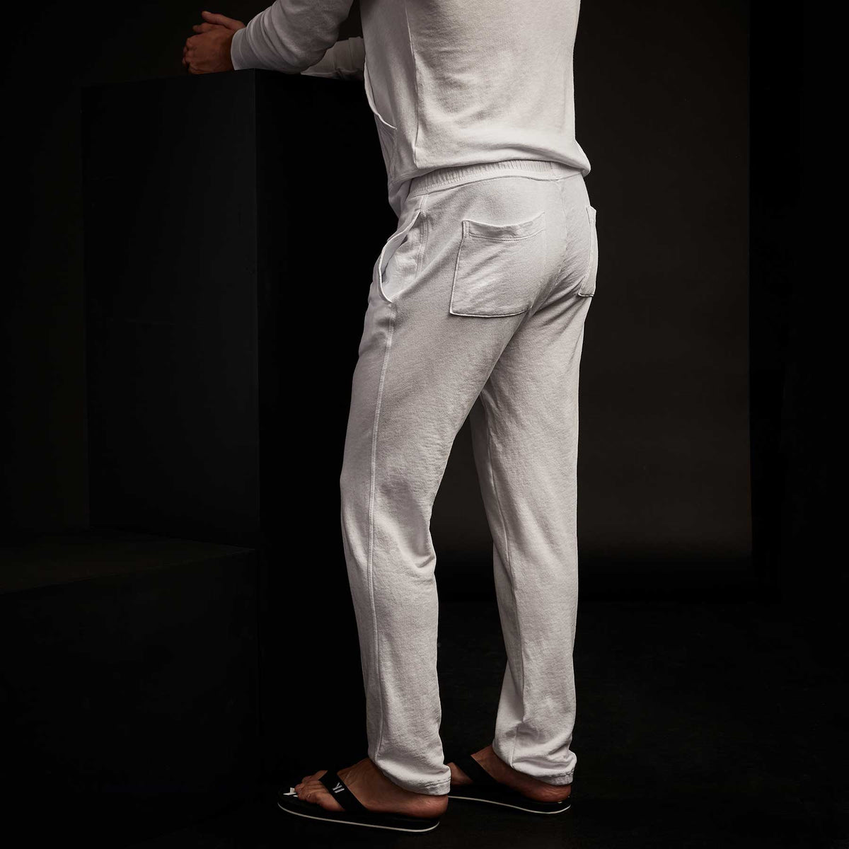 Vintage Fleece Sweatpant In White | James Perse Los Angeles