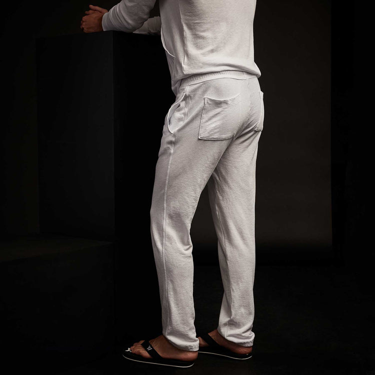 Vintage Fleece Sweatpant In White | James Perse Los Angeles
