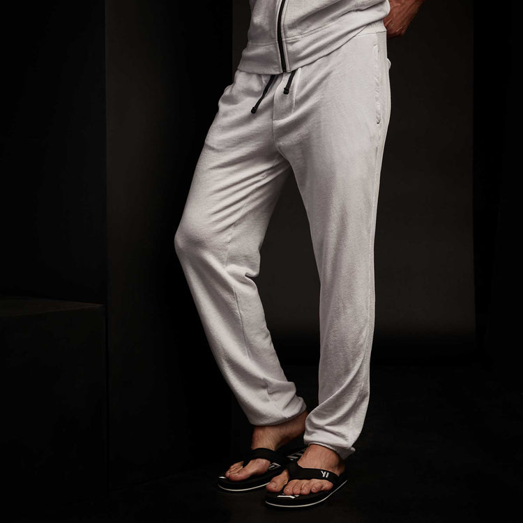 Vintage Fleece Sweatpant In White | James Perse Los Angeles