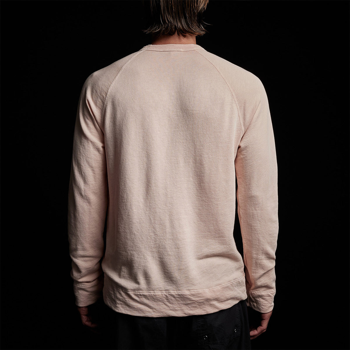 Vintage French Terry Sweatshirt in Nougat Pigment | James Perse Los Angeles