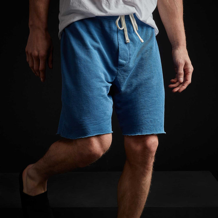 Vintage French Terry Contrast Waist Short in Bolt Pigment | James Perse Los Angeles