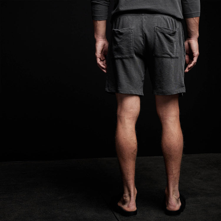 Classic Sweat Short in Carbon Pigment | James Perse Los Angeles