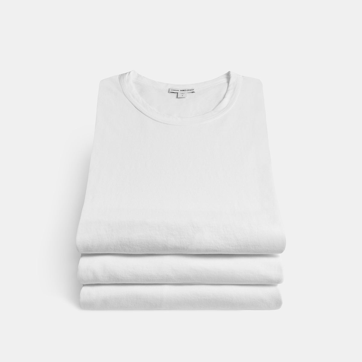 Short Sleeve Crew Neck Tee 3 Pack In White | James Perse Los Angeles
