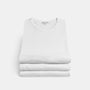 Short Sleeve Crew Neck Tee 3 Pack In White | James Perse Los Angeles