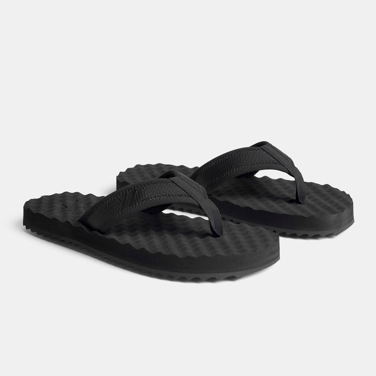 Y/OSEMITE Sport Flip Flop   Kids In Black/Black | James Perse Los Angeles