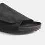 Velcro Suede Slide  Mens In Black | James Perse Los Angeles