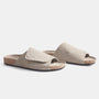 Velcro Suede Slide In Earth | James Perse Los Angeles