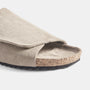 Velcro Suede Slide In Earth | James Perse Los Angeles