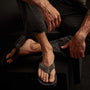 Men's Suede Flip Flop in Ash | James Perse Los Angeles