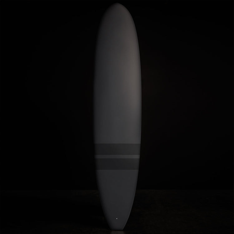 Classic Longboard  7'10" - Matte Black & Black Stripe | James Perse Los Angeles