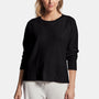 Relaxed Sweatshirt In Black | James Perse Los Angeles