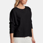 Relaxed Sweatshirt In Black | James Perse Los Angeles