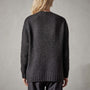 Relax Fit Mock Neck Sweater in Black | James Perse Los Angeles 