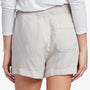 Canvas Linen Short In Silver | James Perse Los Angeles