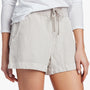 Canvas Linen Short In Silver | James Perse Los Angeles