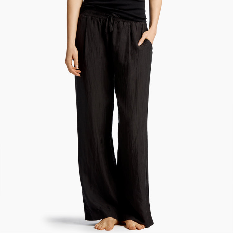 Cotton Silk Pajama Pant In Black | James Perse Los Angeles