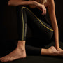 Y/OSEMITE Spiral Seam Legging In Black/Solar | James Perse Los Angeles