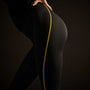 Y/OSEMITE Spiral Seam Legging - Black/Solar | James Perse Los Angeles