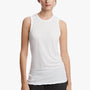 Cut Away Crew Tank in White | James Perse Los Angeles