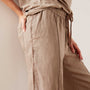 Lightweight Canvas Linen Pant In Fawn Pigment | James Perse Los Angeles