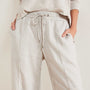 Lightweight Canvas Linen Pant In Salt Pigment | James Perse Los Angeles