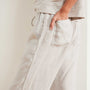 Lightweight Canvas Linen Pant In Salt Pigment | James Perse Los Angeles
