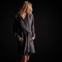 Linen Hooded Robe in Magma Pigment | James Perse Los Angeles