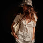 Lightweight Linen Pullover Shirt - White | James Perse Los Angeles