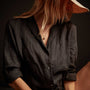 Long Sleeve Romper in Black | James Perse Los Angeles