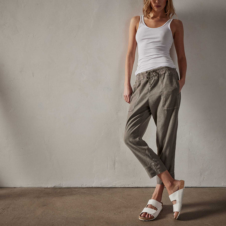 Surplus Pant in River Rock Pigment | James Perse Los Angeles