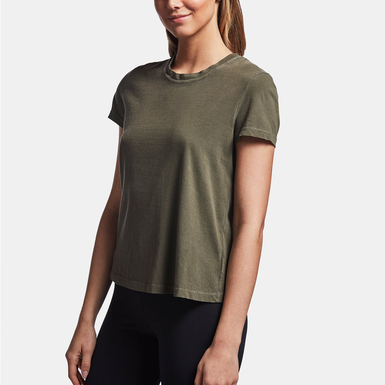 Vintage Wash Little Boy Tee In Sergeant Pigment | James Perse Los Angeles