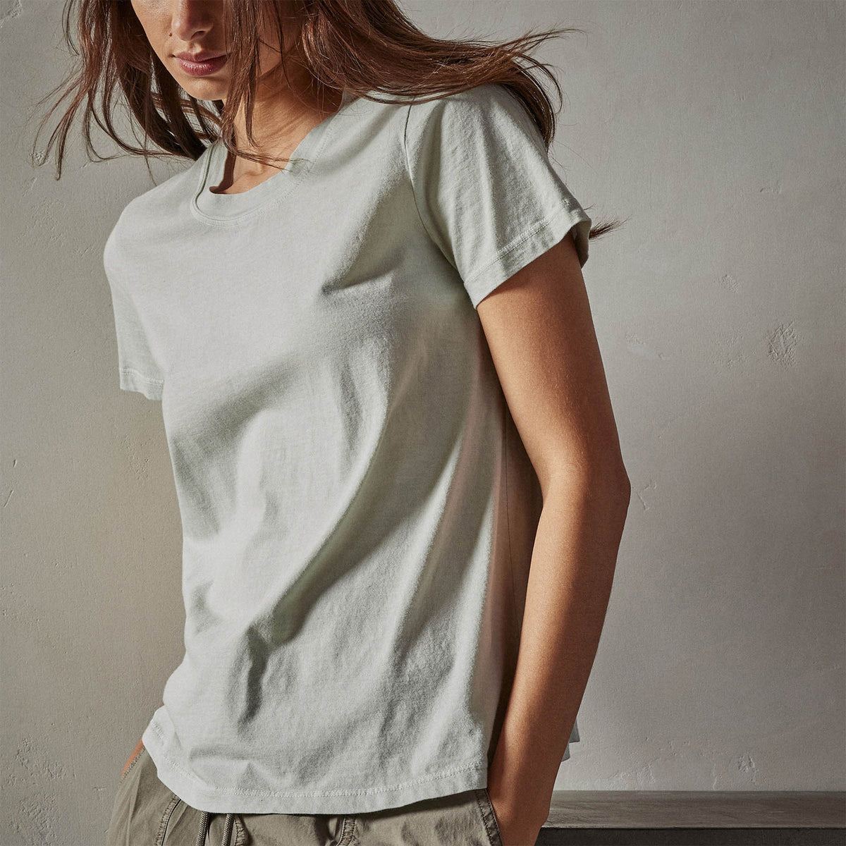 Vintage Little Boy Tee in Celery Pigment | James Perse Los Angeles