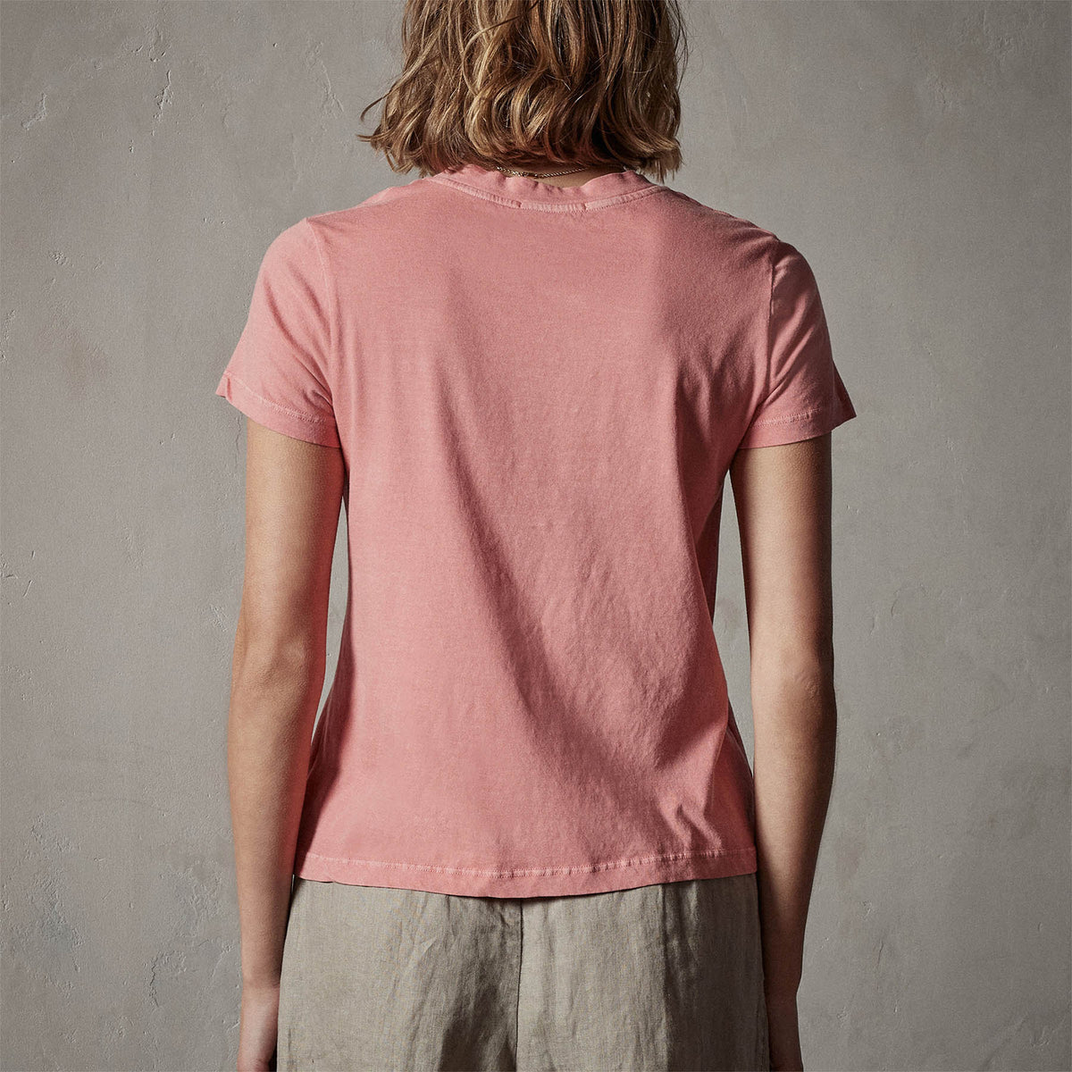 Vintage Little Boy Tee in Flamingo Pigment | James Perse Los Angeles