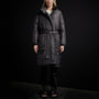 Down Duvet Coat in Black | James Perse Los Angeles