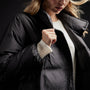 Down Duvet Coat in Black | James Perse Los Angeles