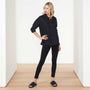 Casual Linen Shirt In French Navy | James Perse Los Angeles
