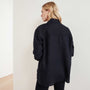 Casual Linen Shirt In French Navy | James Perse Los Angeles