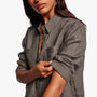 Linen Pocket Shirt In Alligator | James Perse Los Angeles